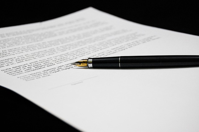 abstract legal document and scales illustration in a modern style