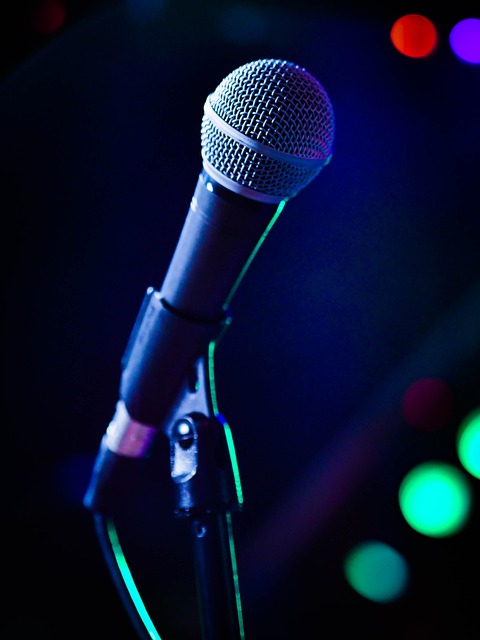 public speaking expert demonstrating stage techniques